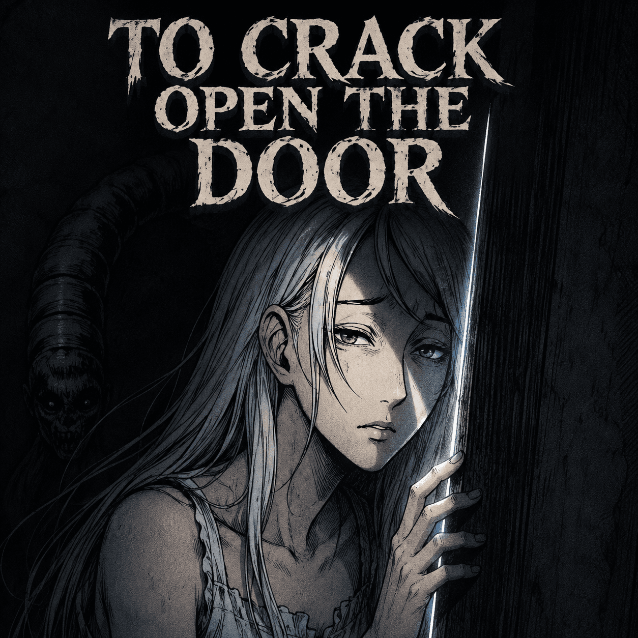 To crack open the door
