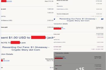 PAYMENT PROOF [Come & get $1- 03/14/2023]